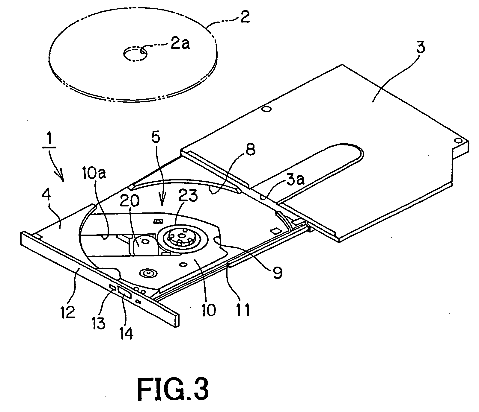 Disc drive apparatus