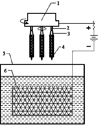 Electrochemical treatment method suitable for magnesium alloy interventional device and auxiliary equipment