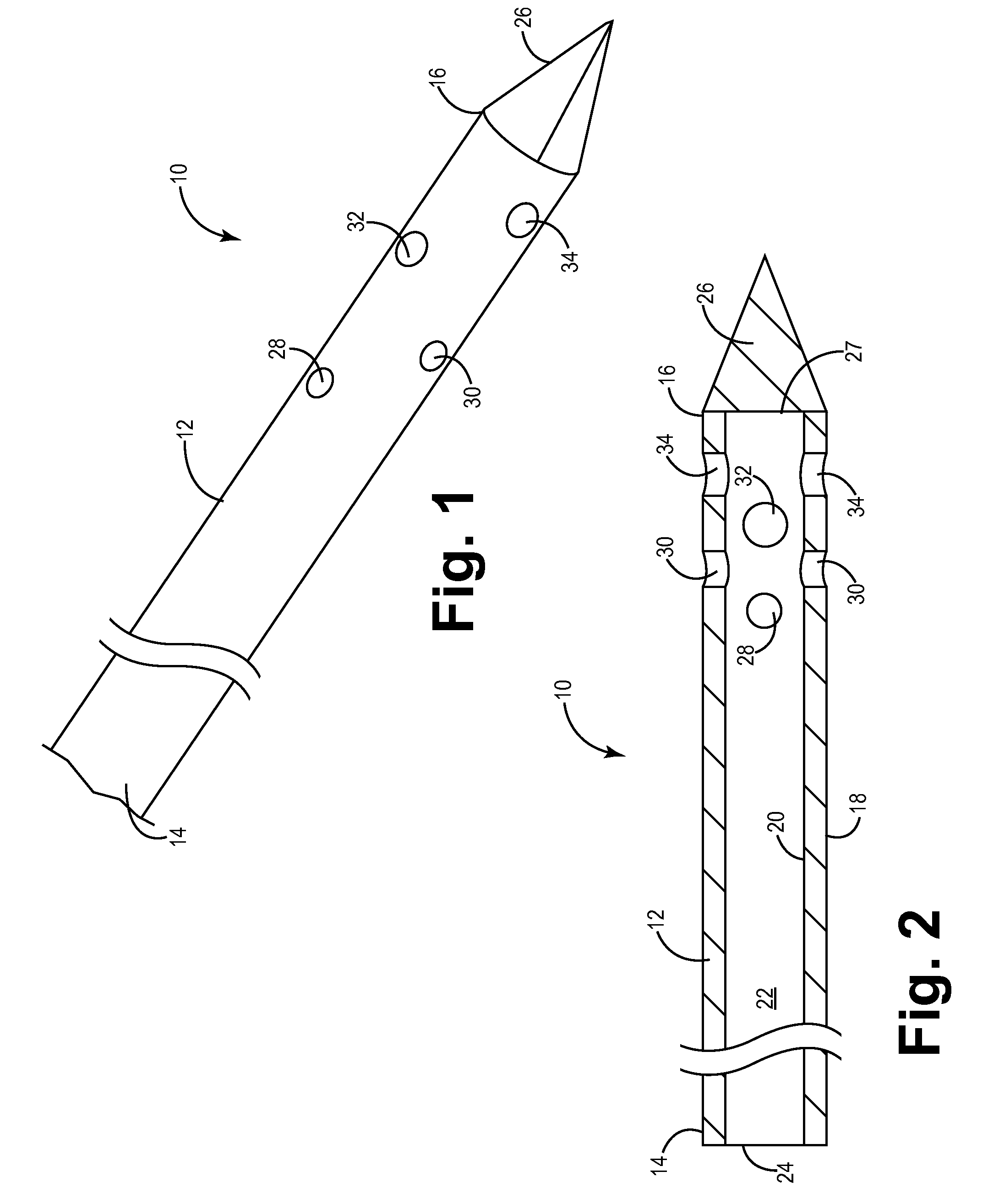 Injection needle having lateral delivery ports and method for the manufacture thereof