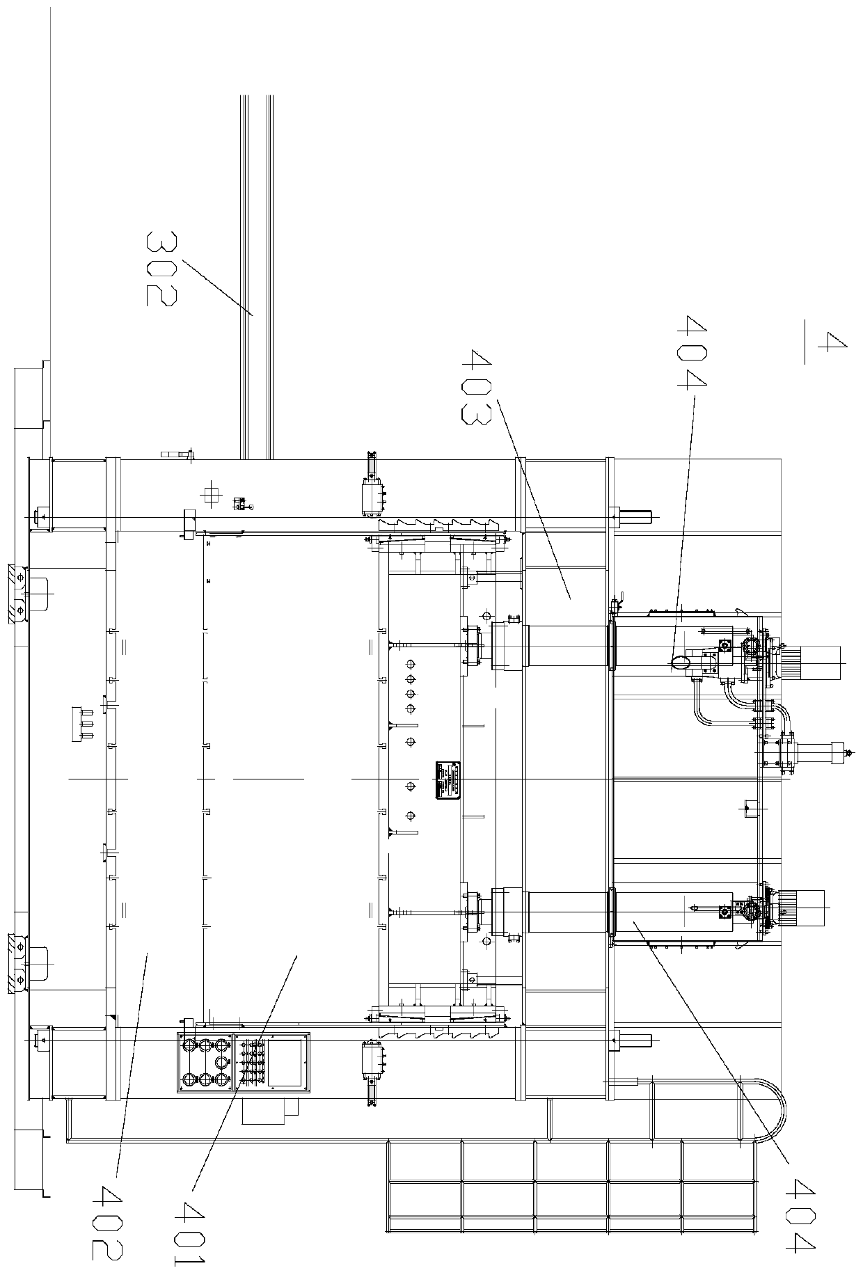 Equipment for achieving combined heating forming of two materials