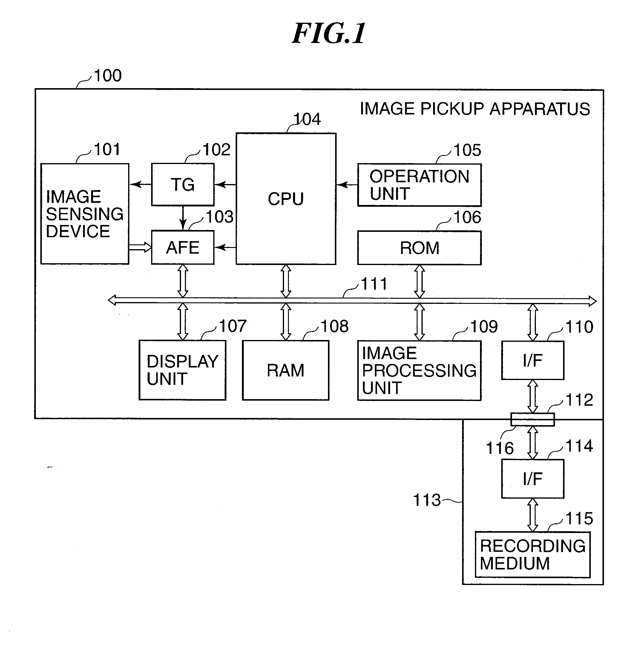 Image pickup apparatus capable of changing operation condition of image sensing device and control method therefor