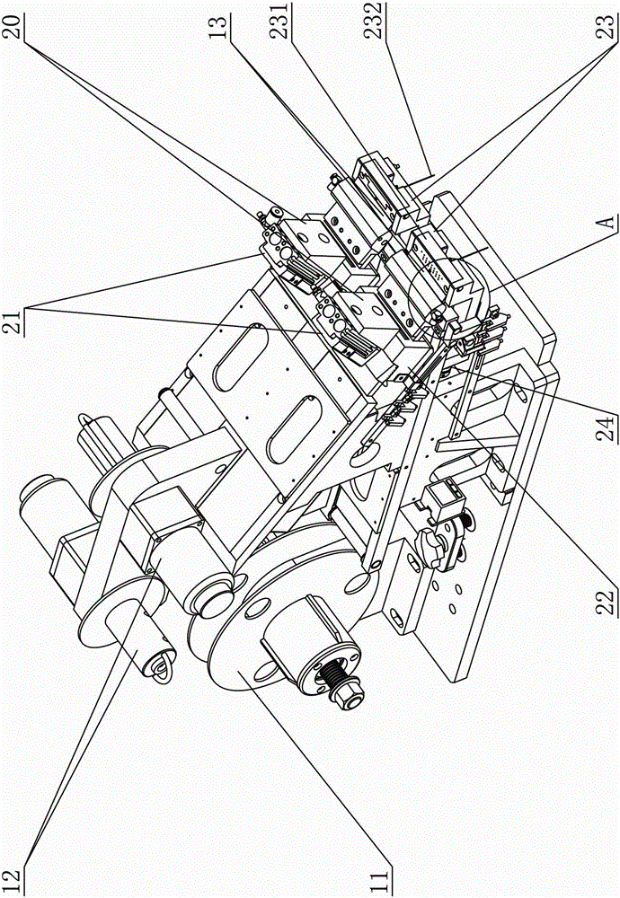 An automatic tape stripping machine