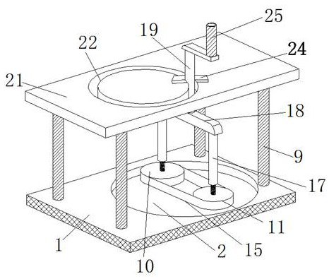 Household anti-accumulation rose petal grinding device