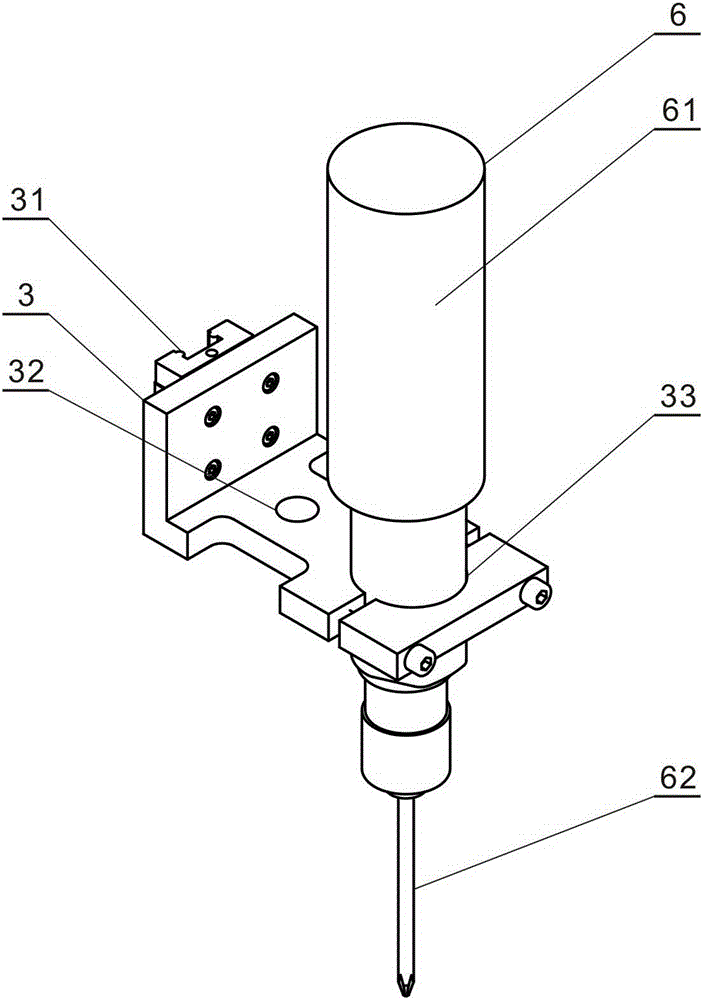 Screw tightening machine capable of preventing screw from being brought up