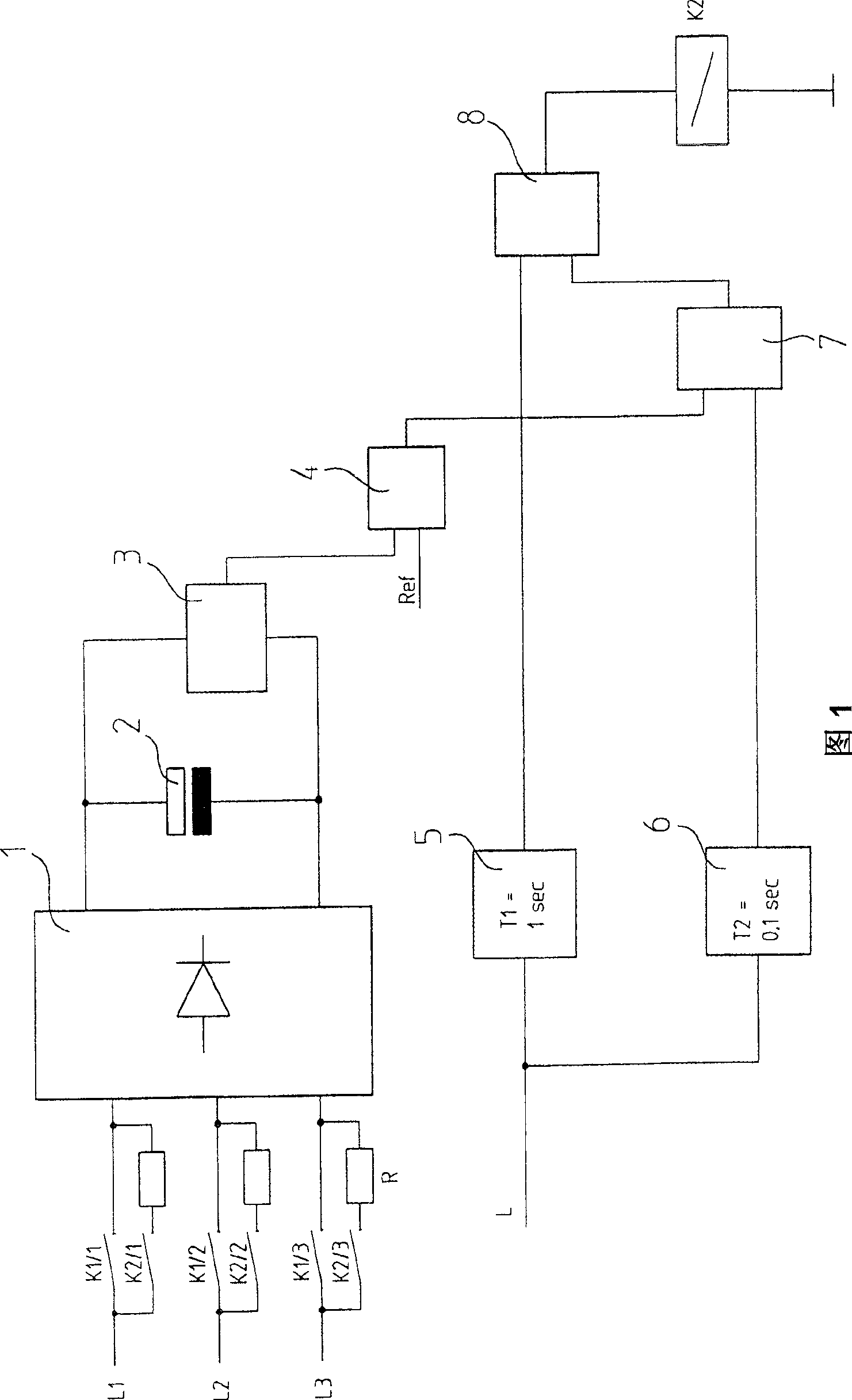 Protection circuit of frequency converter