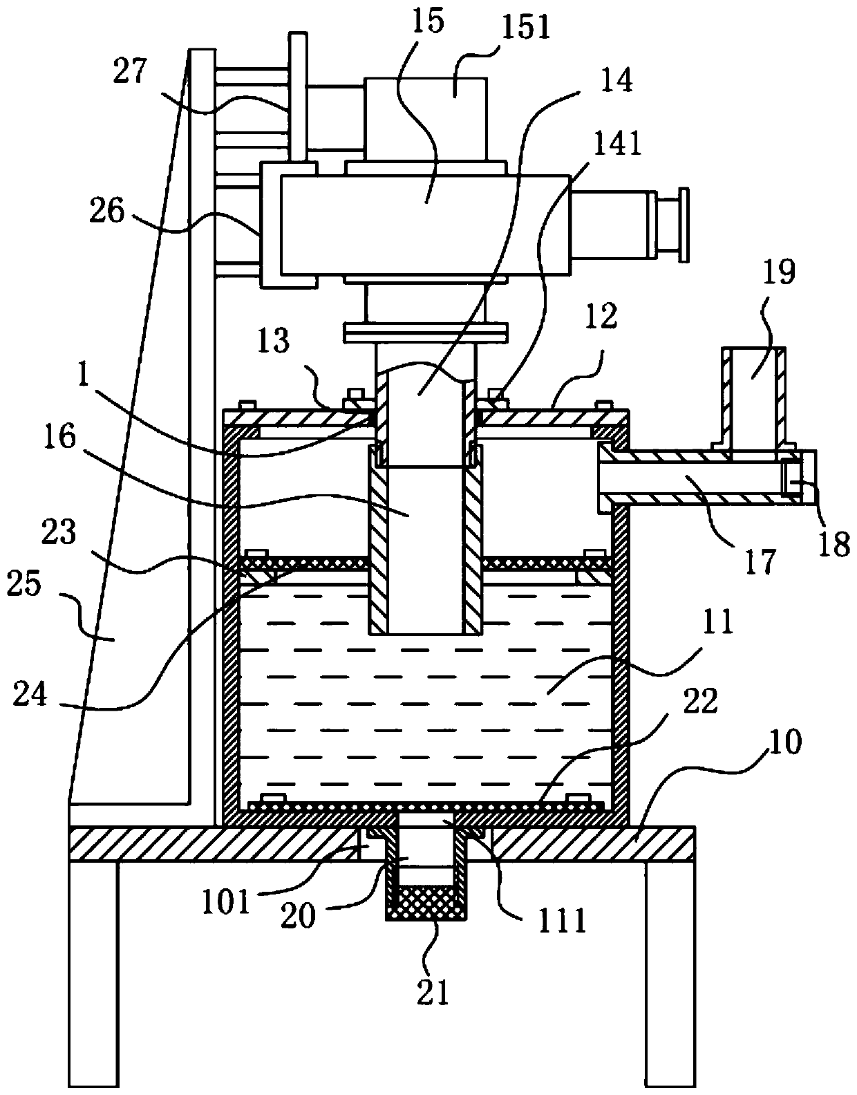 Small-size filter device having convenience in pipe cleaning