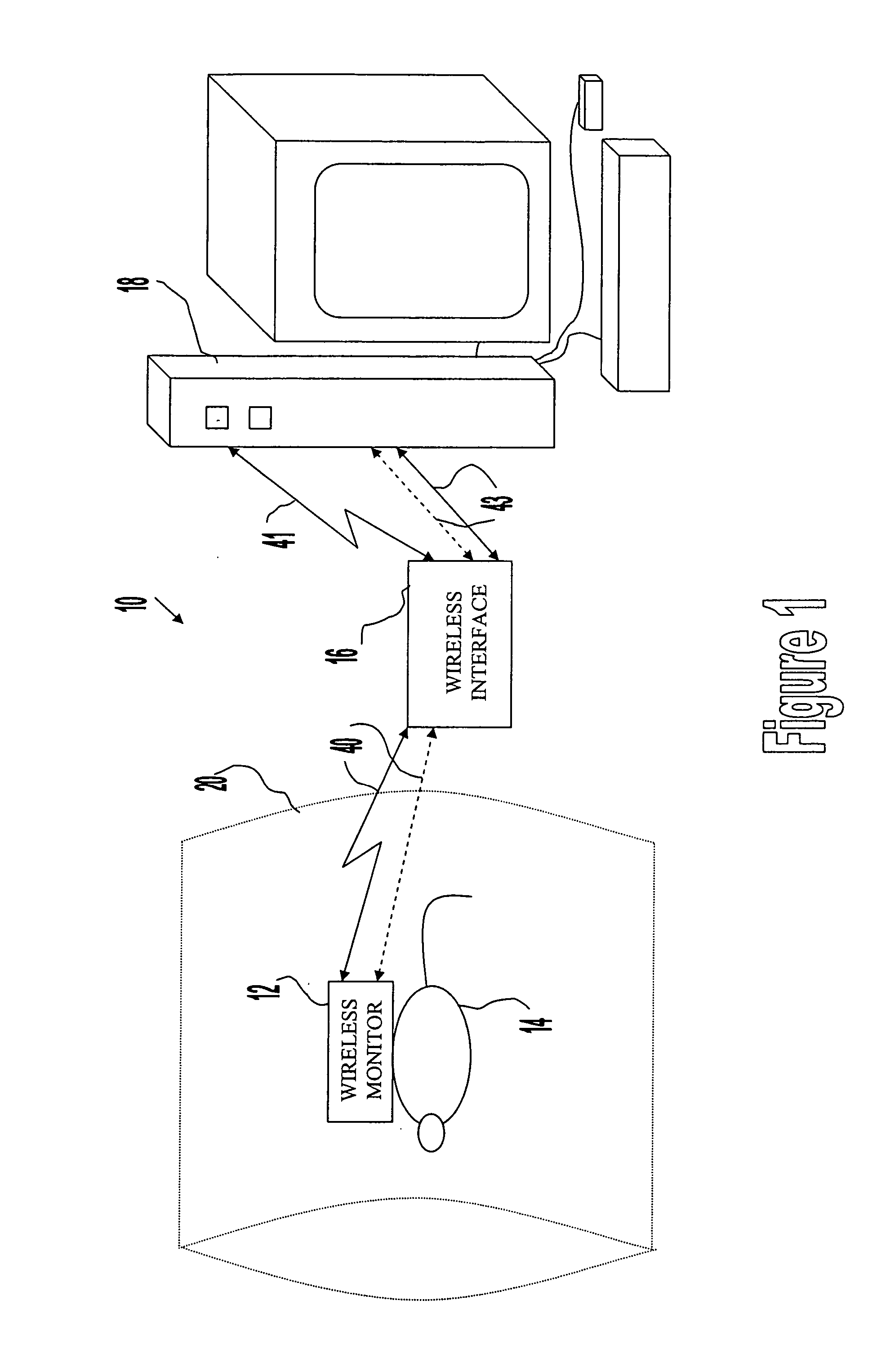 Method and apparatus for wireless monitoring of subjects within a magnetic field