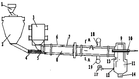 Rotary kiln with power generation device