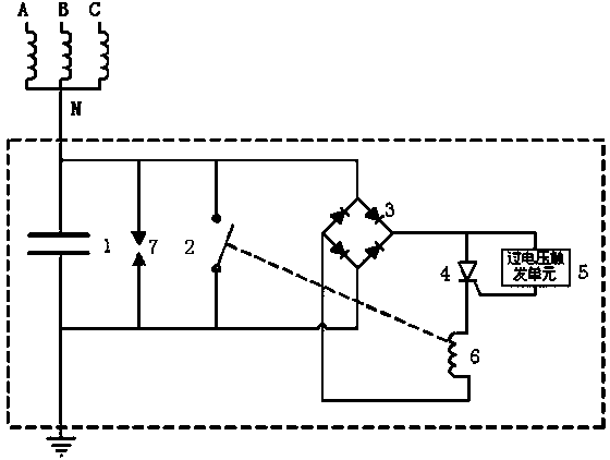 Transformer neutral point direct current suppression device