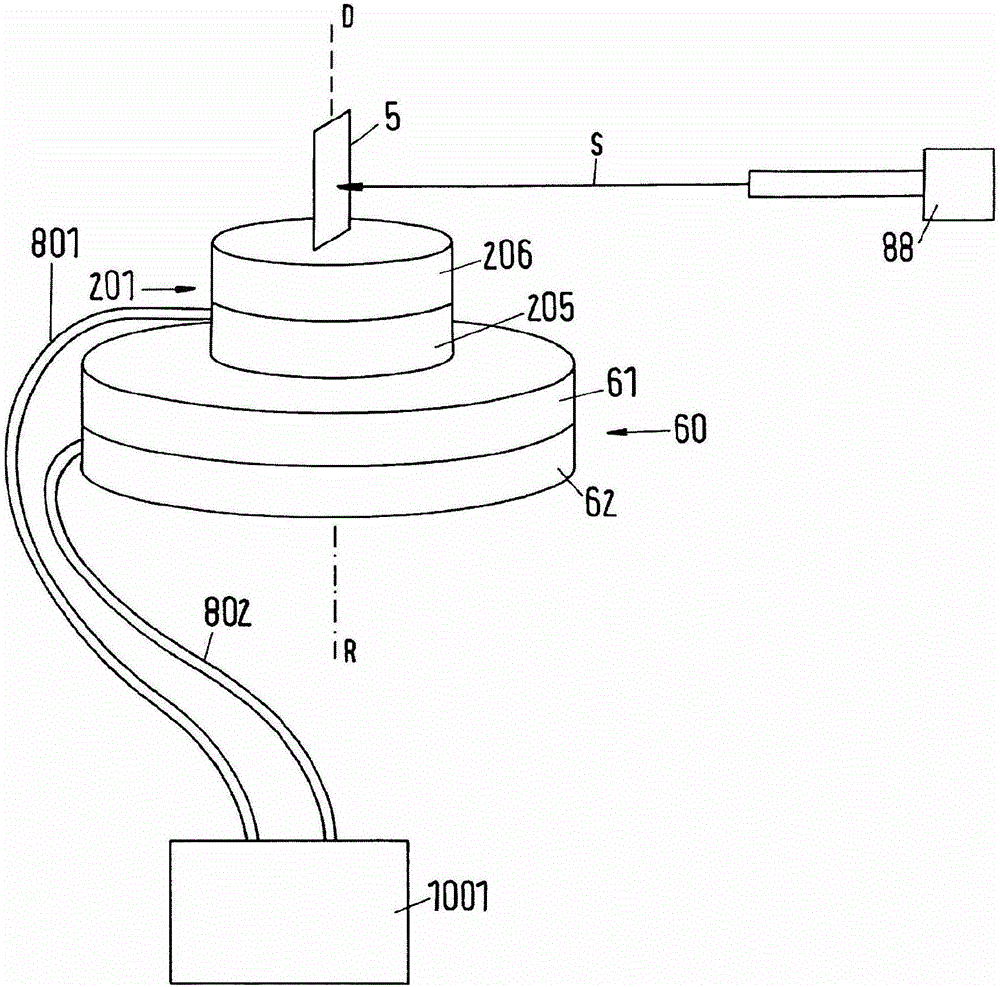 Test body for determining rotation errors of a rotating apparatus