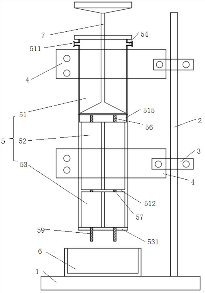 A portable soil heavy metal ion rapid qualitative determination device and determination method