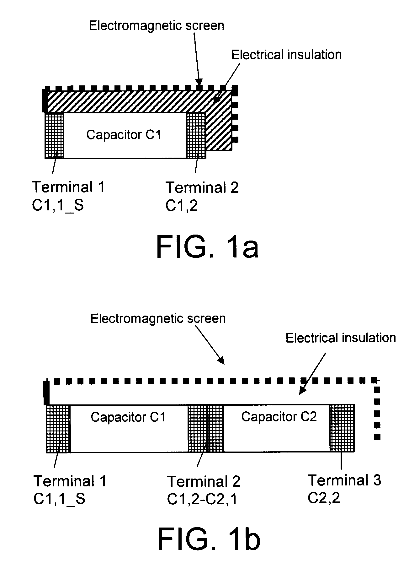 Assembly comprising an electromagnetically screened SMD component, method and use