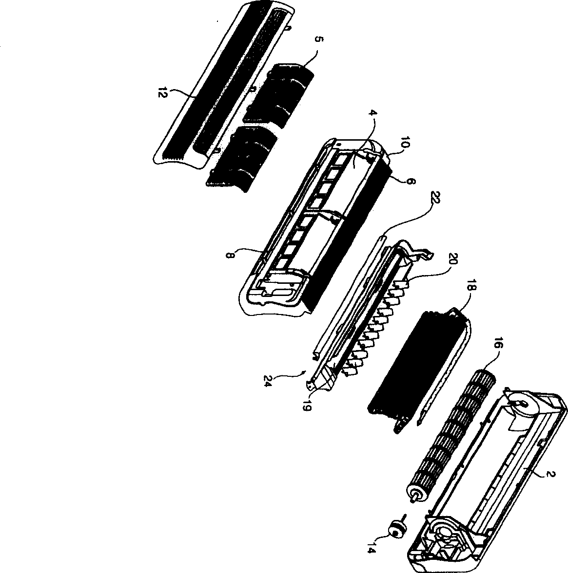 Air cleaning system for air conditioner