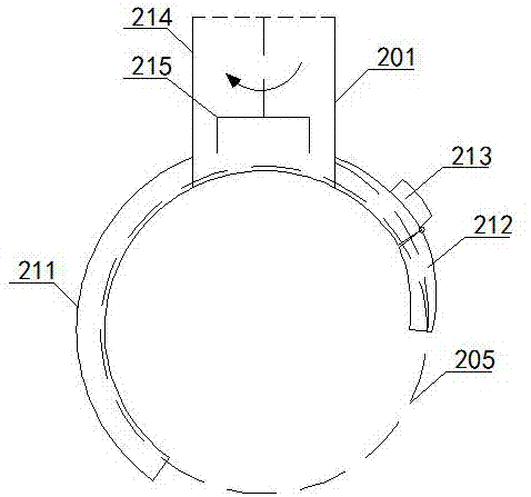 Control system of pre-embedded reinforcement binding device in concrete