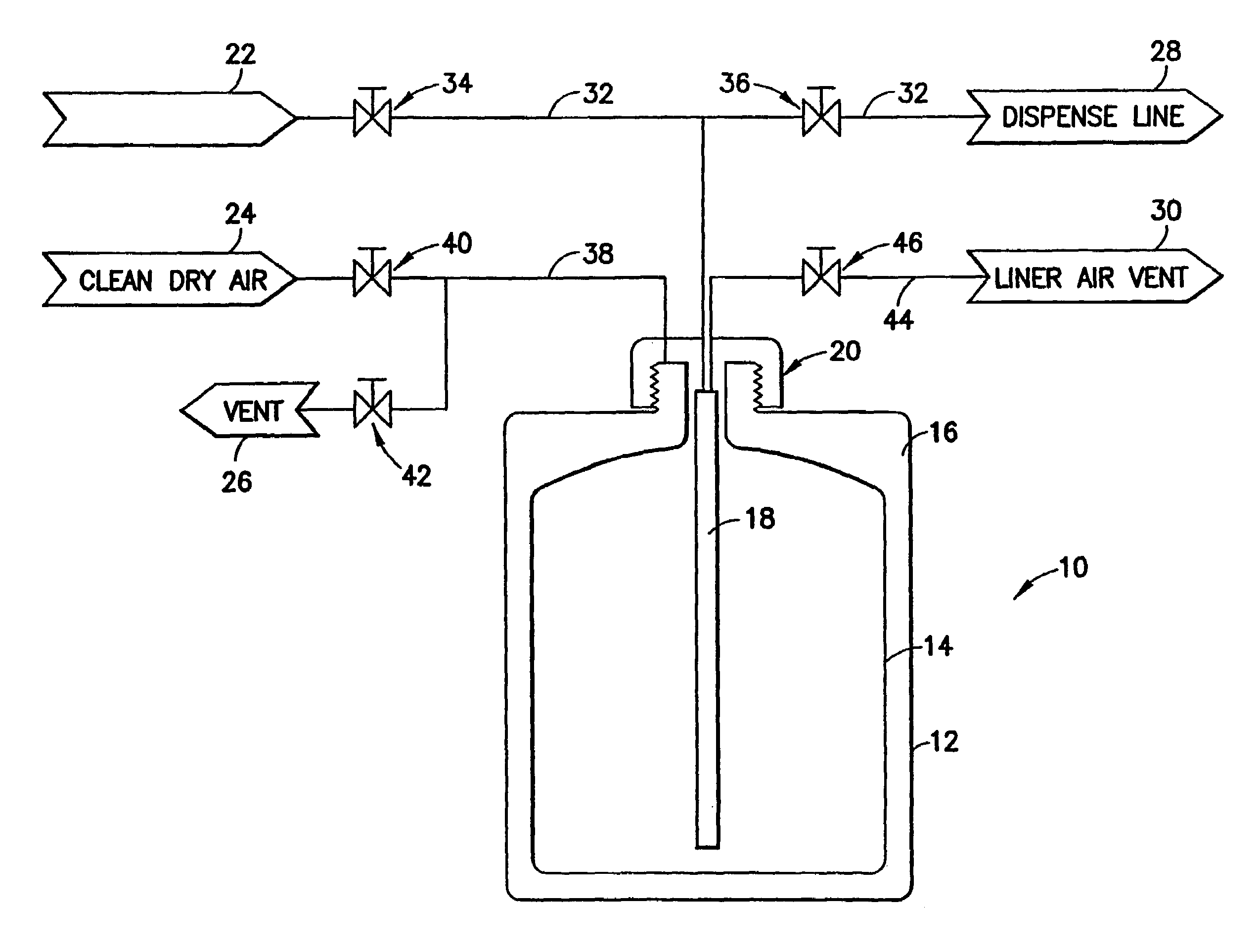 Apparatus and method for minimizing the generation of particles in ultrapure liquids