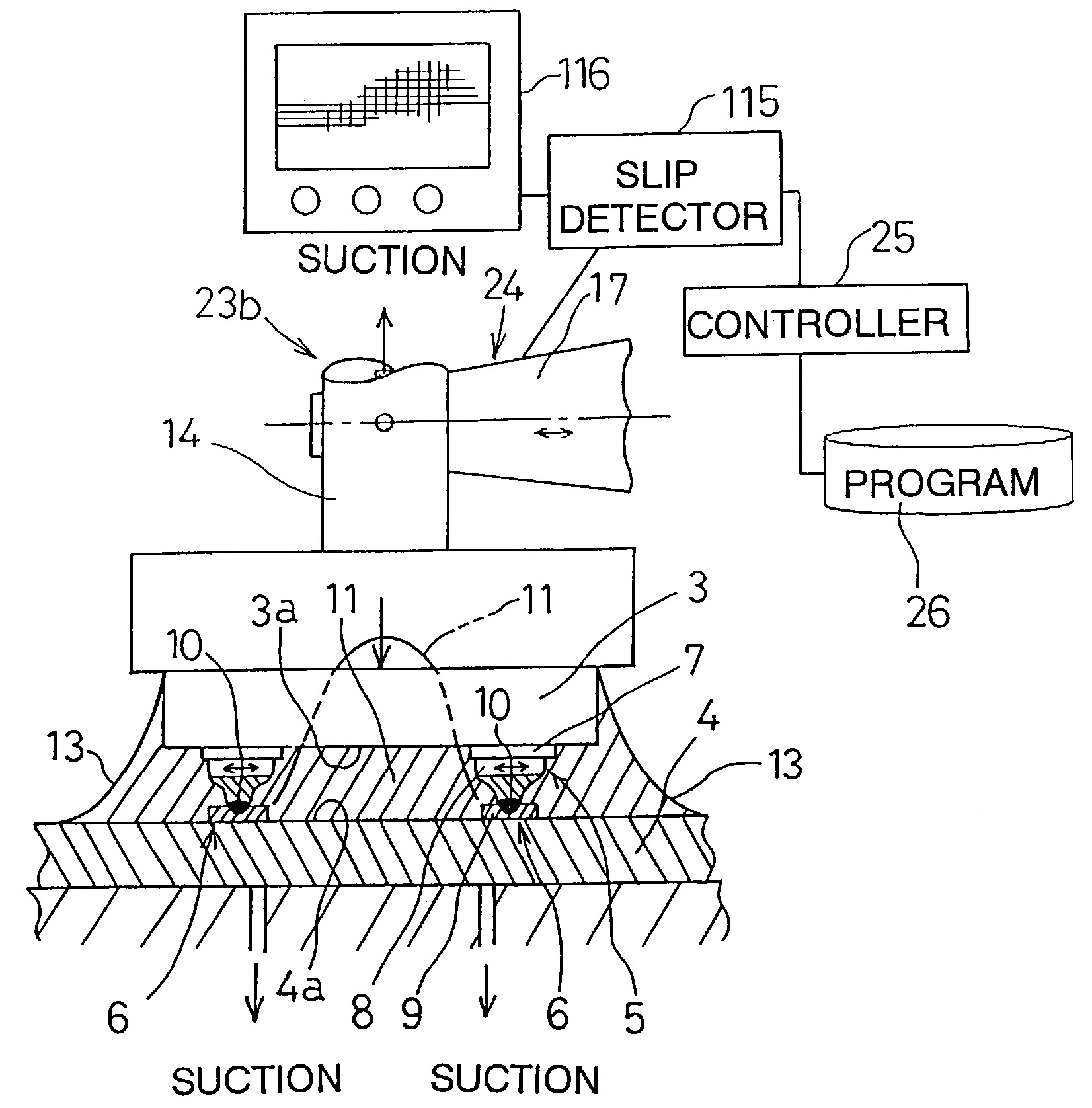 Component mounting apparatus including a polishing device