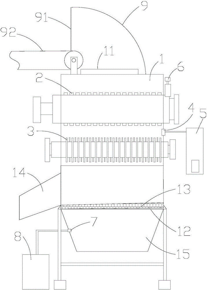 Automatic safe rubber crusher