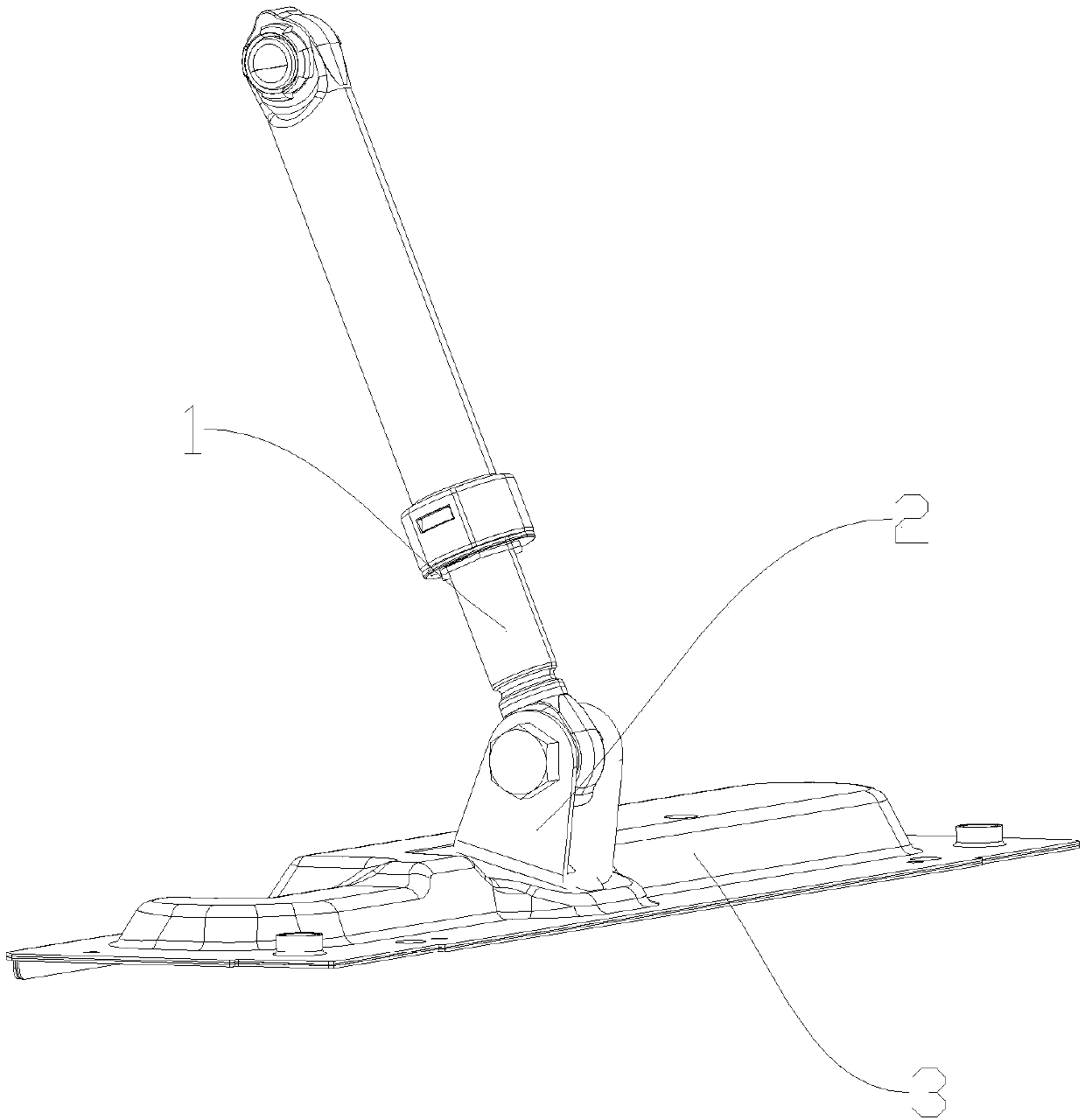 Damping and supporting device and washing machine