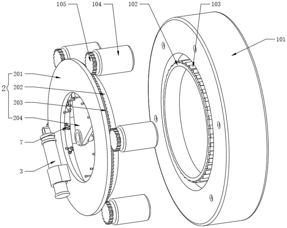 Pipe piece posture adjusting device of pipe piece erector