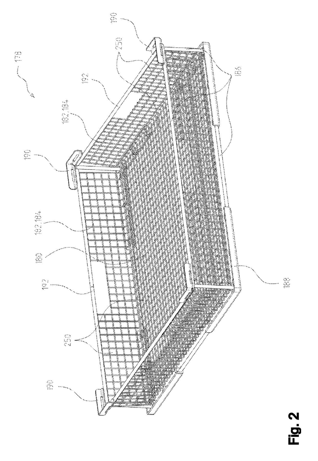 Holder product range and cleaning apparatus for cleaning breathing apparatuses