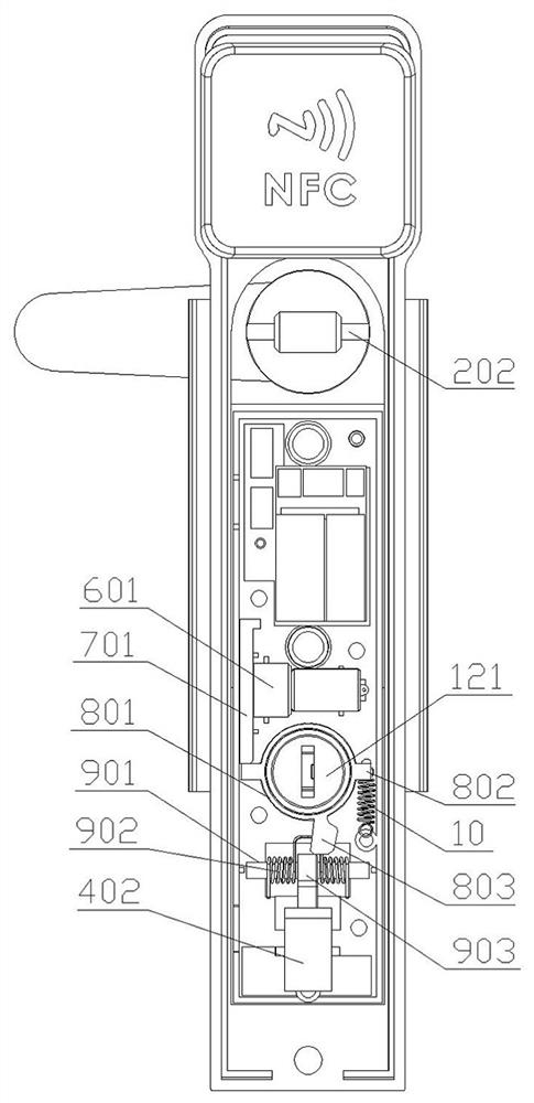 Intelligent cabinet lock