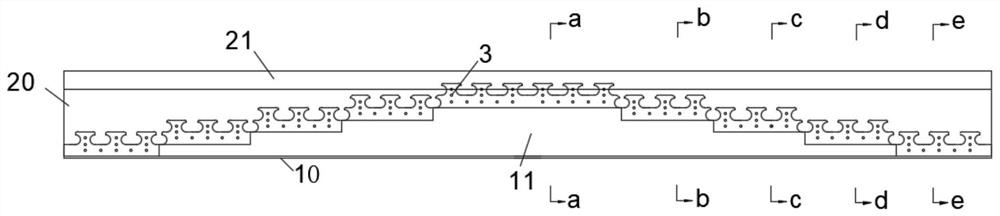 Butt joint prefabricated combined beam and construction method