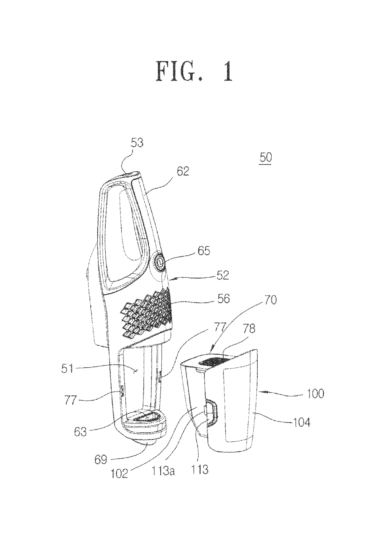 Cyclone dust collecting apparatus and hand-held cleaner having the same