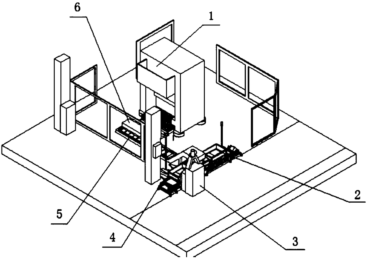 Punching machine waste collection automation equipment