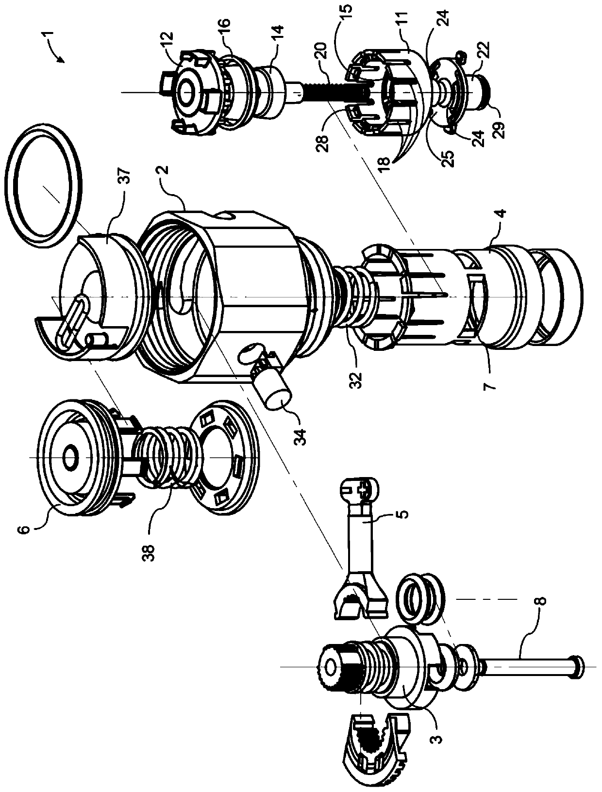 Control valve for heating and/or cooling system