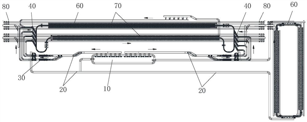 Package splitting and rebuilding package delivery method