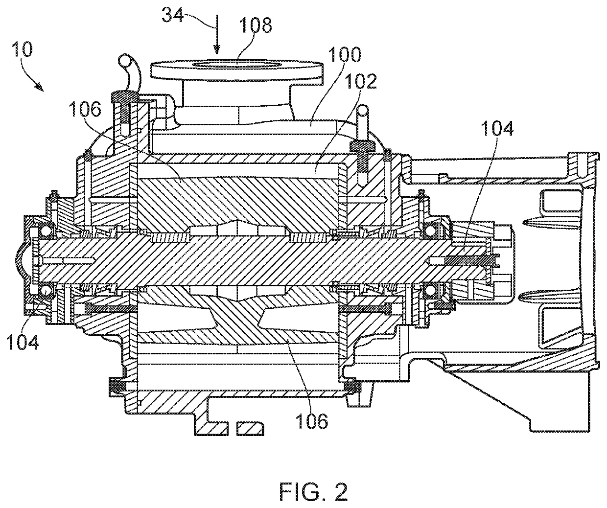 Liquid ring pump control