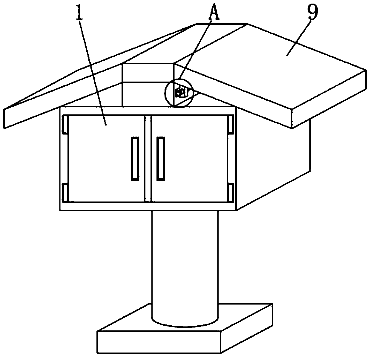 Protection mechanism for high-voltage electric cabinet