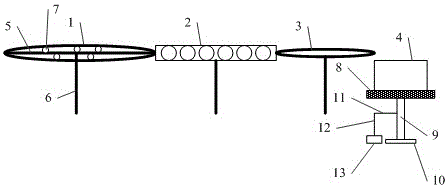 Automatic material-receiving equipment with high efficiency