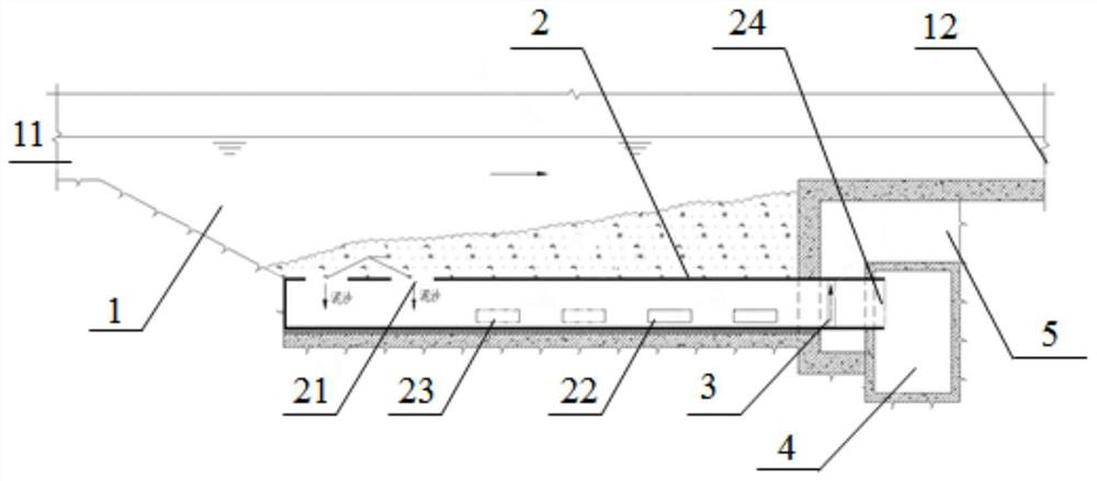 Desilting basin sand flushing device and using method thereof