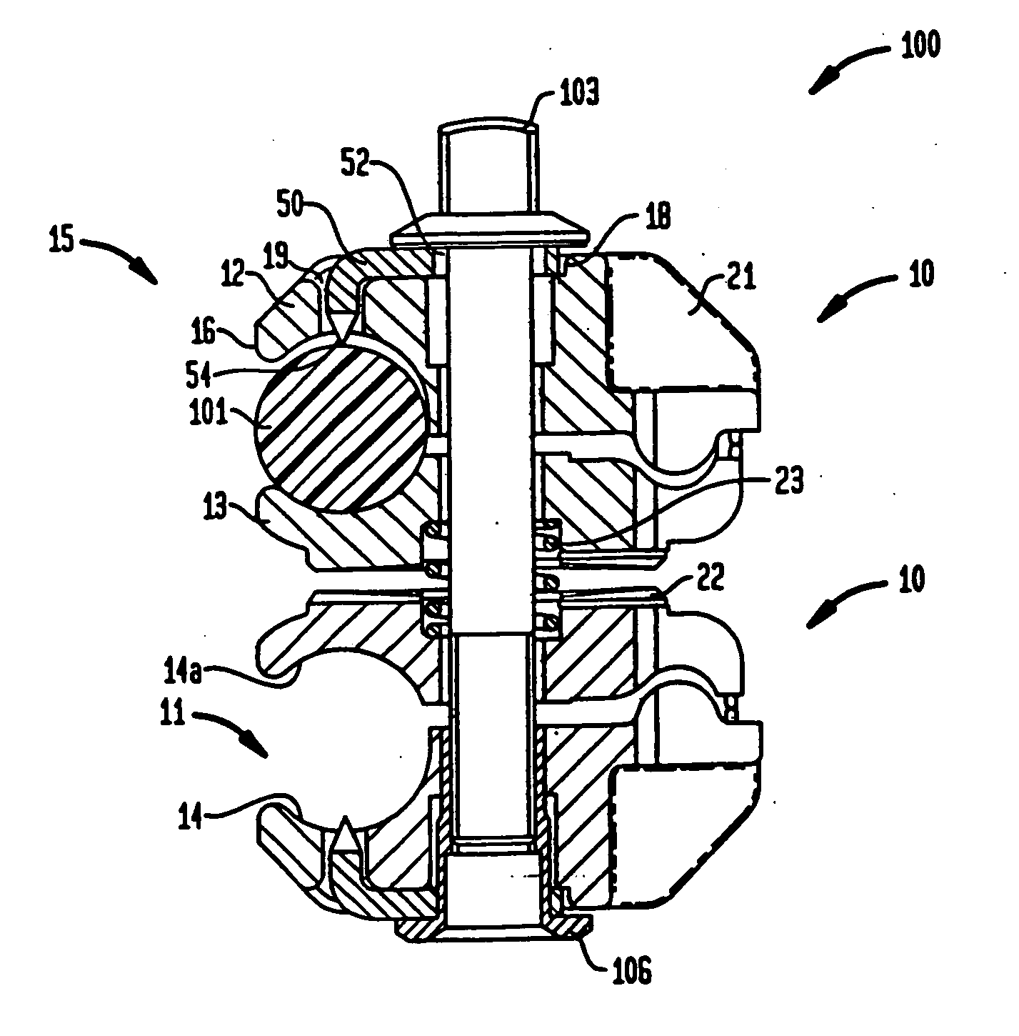 External fixation clamp