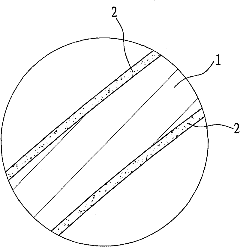 Hardened waterproof and oil-proof lens and manufacturing process thereof