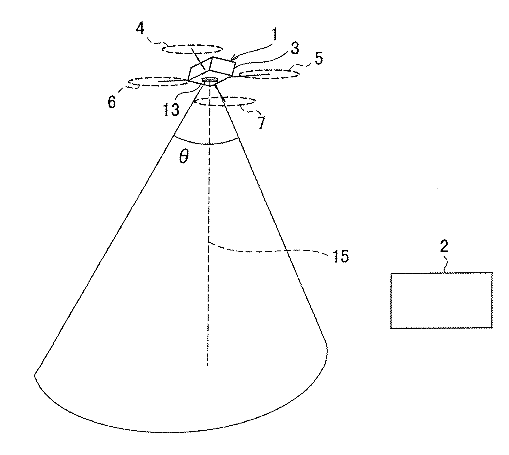Aerial Photograph Image Pickup Method And Aerial Photograph Image Pickup Apparatus