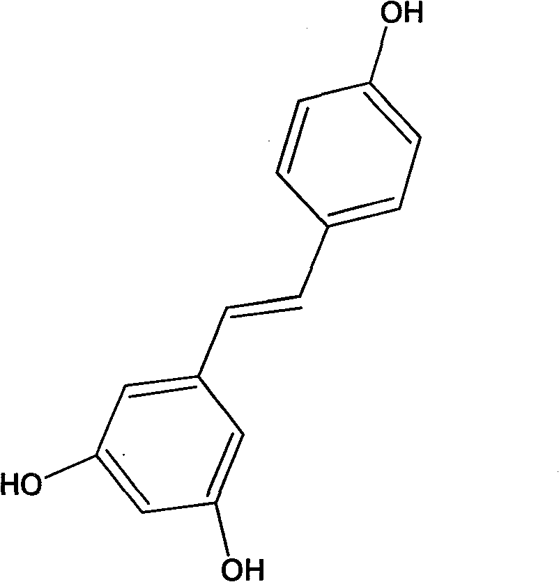 Method for synthesizing trans-resveratrol by combining hydroxyl groups and protective groups