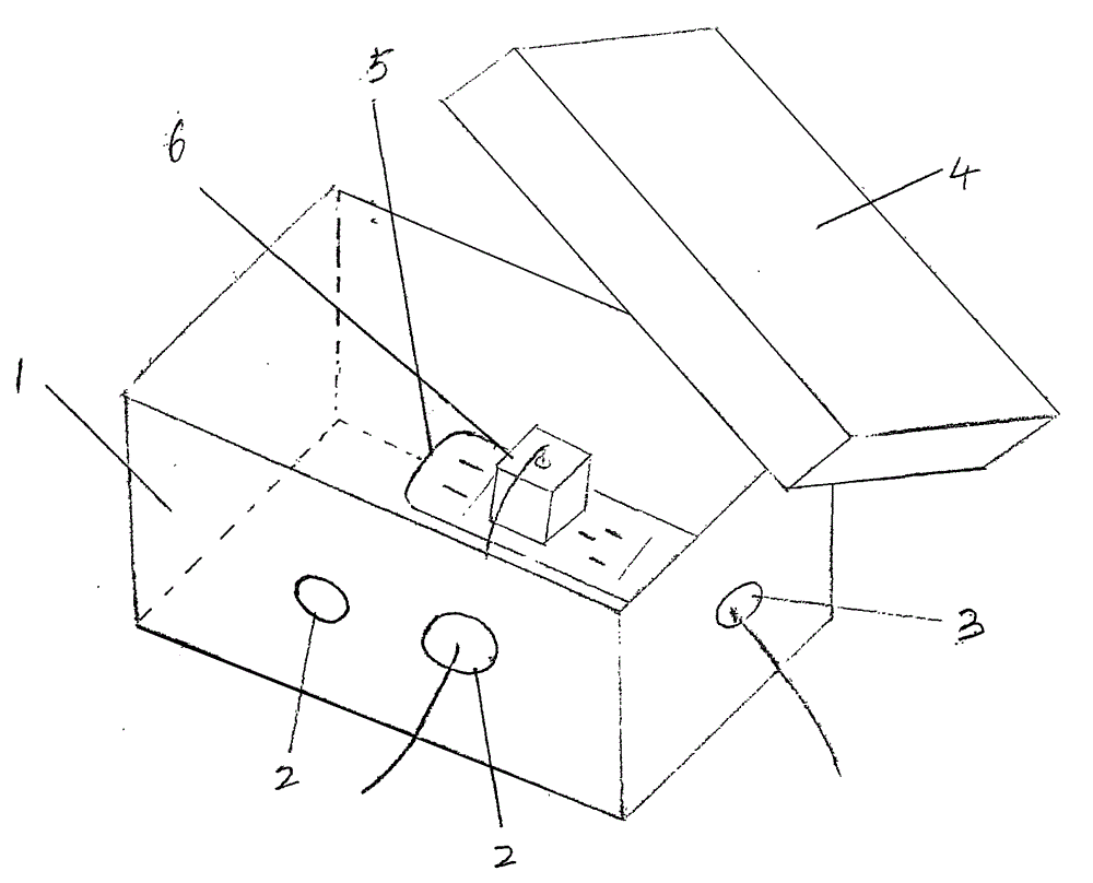 Secure single-sided duplex receptacle storage box