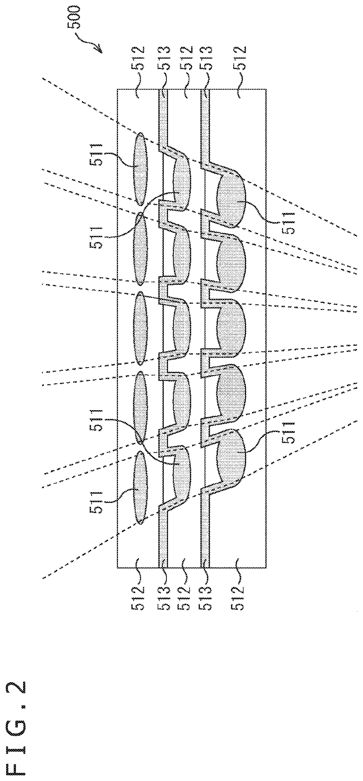 Stacked lens structure and method of manufacturing the same, and electronic apparatus