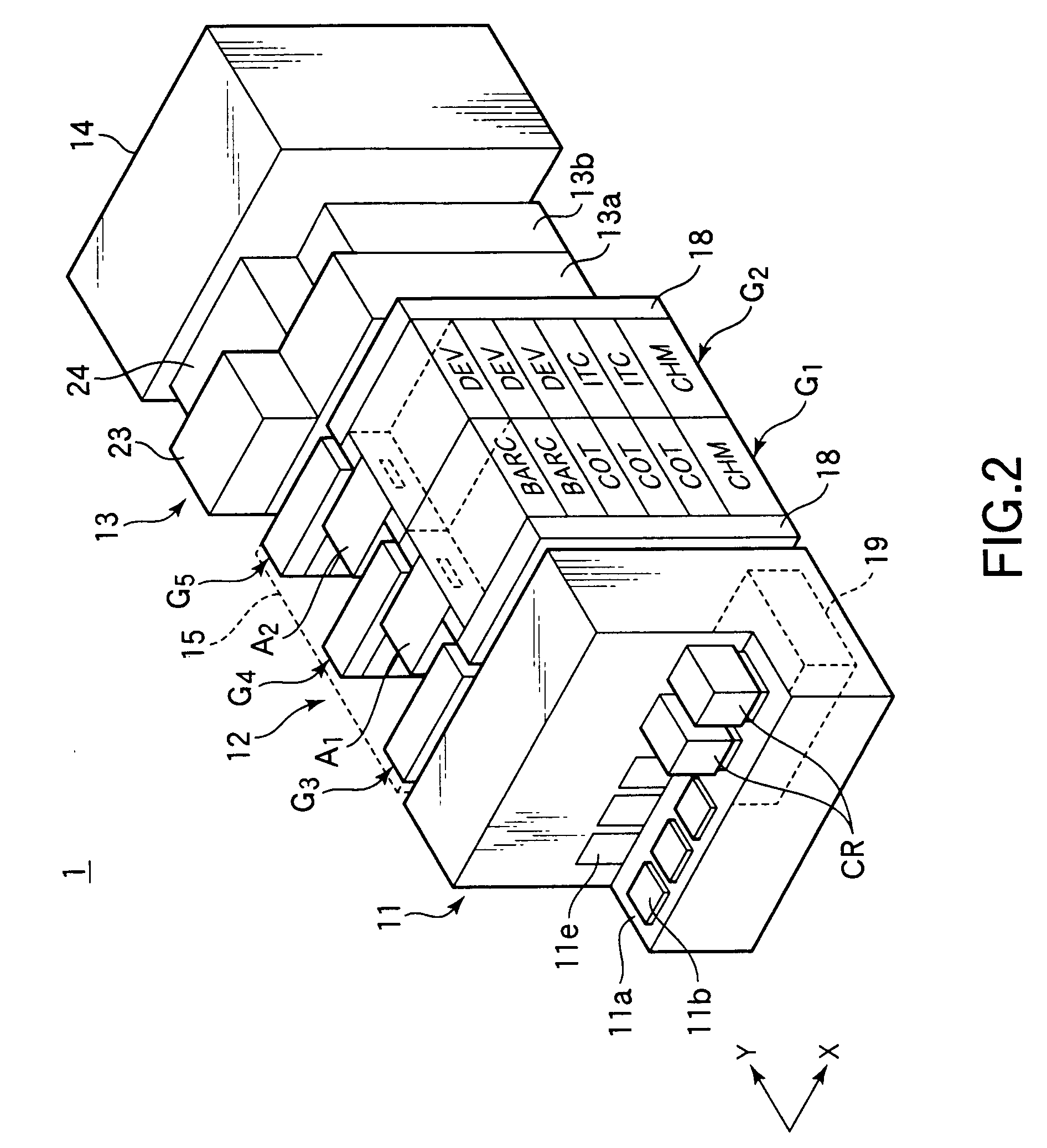 Coating film processing method and apparatus