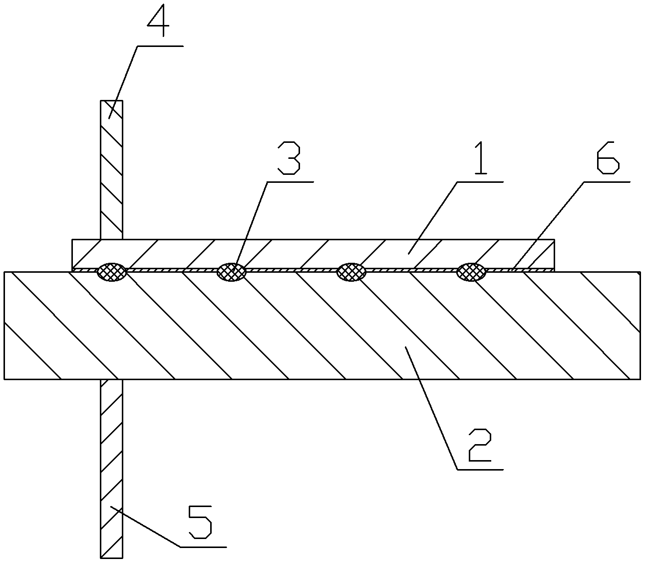 Preparation method for dissimilar metal plate loose lining