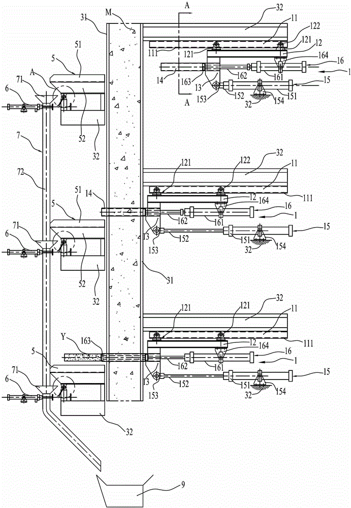 A kind of briquet density measuring device and briquet sampling measuring device