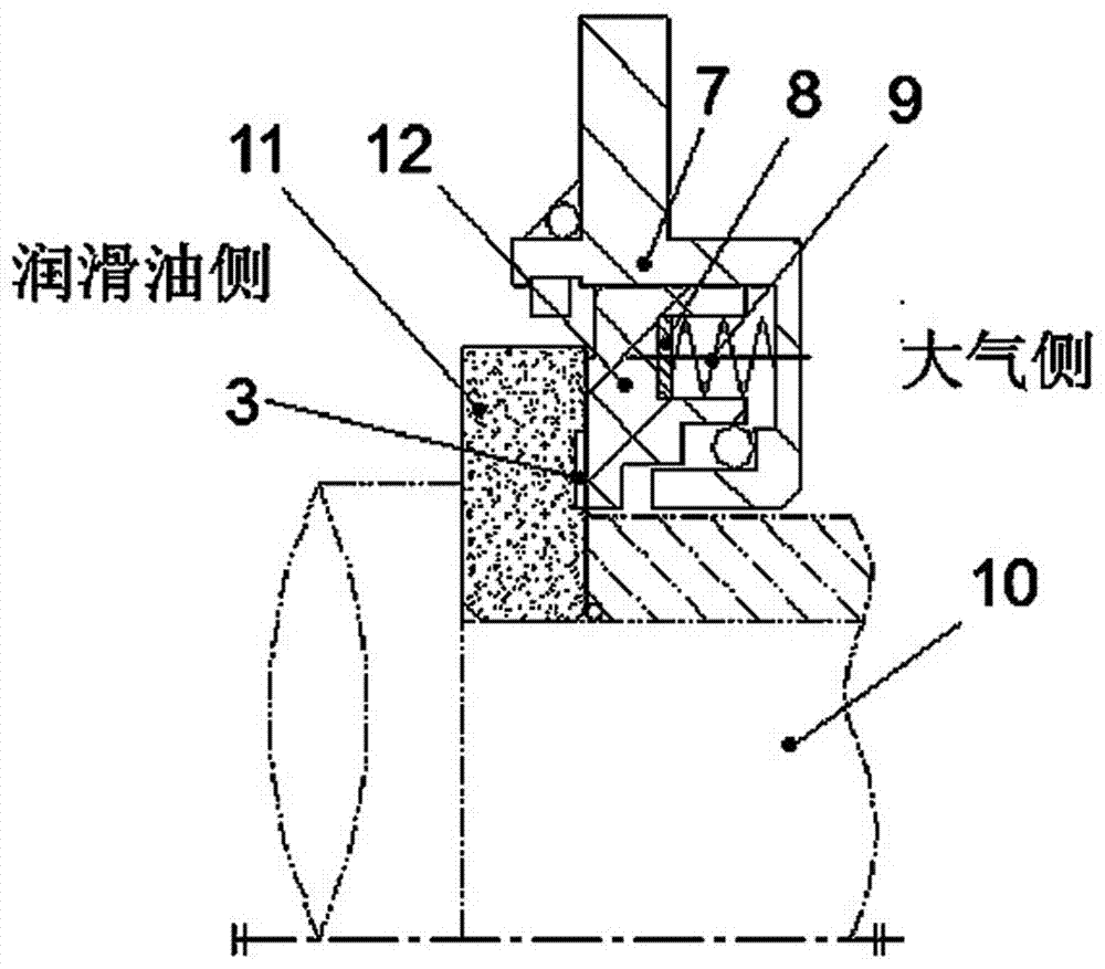 Non-contact zero-leakage sealing ring and sealing device thereof