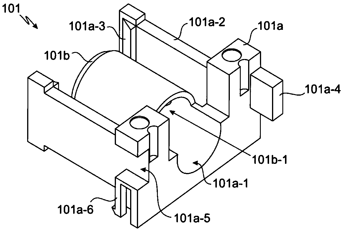 Fiber connecting flange and light extracting module