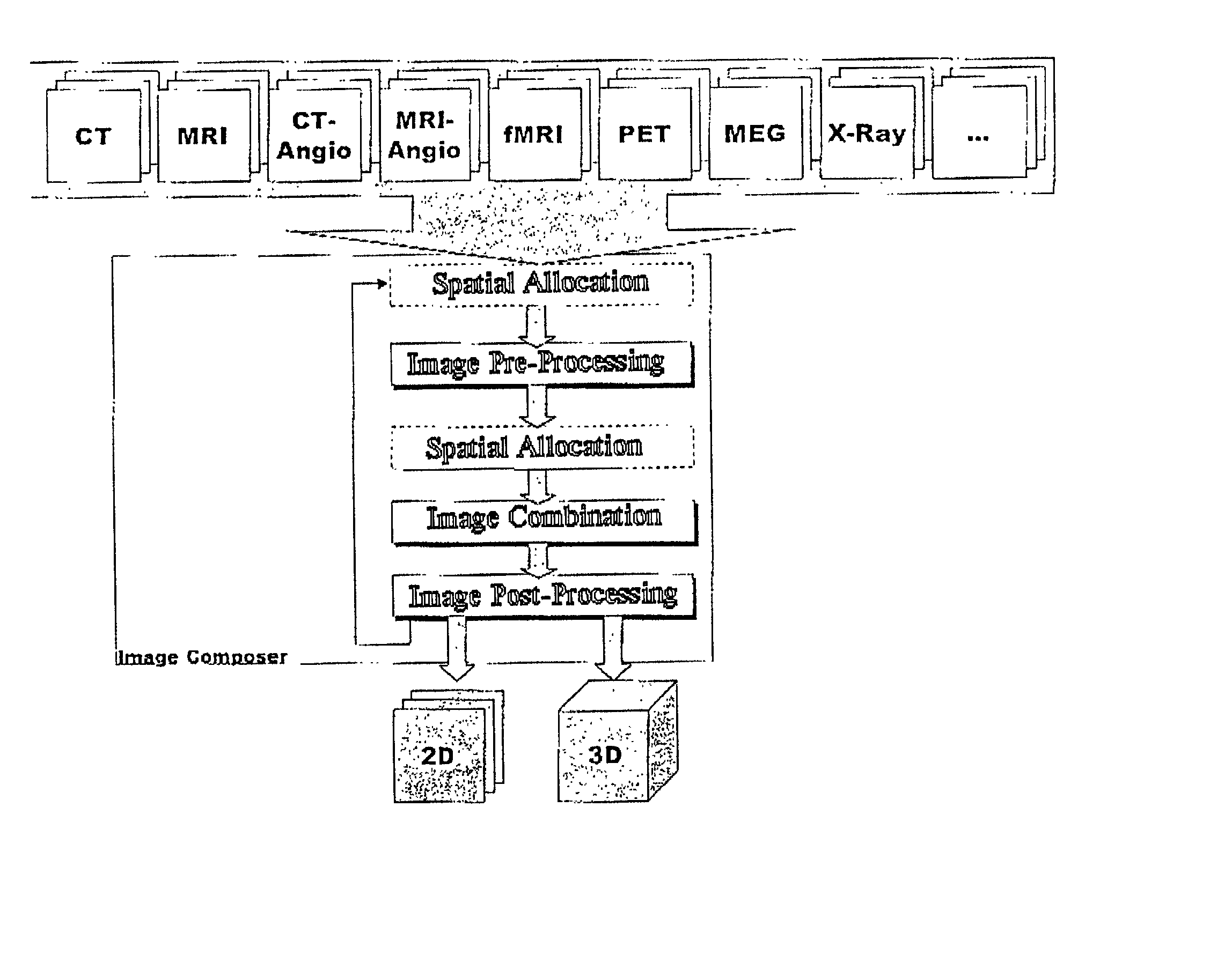 Method and system for visualizing a body volume and computer program product