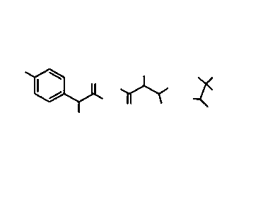 Chemical molecular structure chart partition method based on area size and curvature