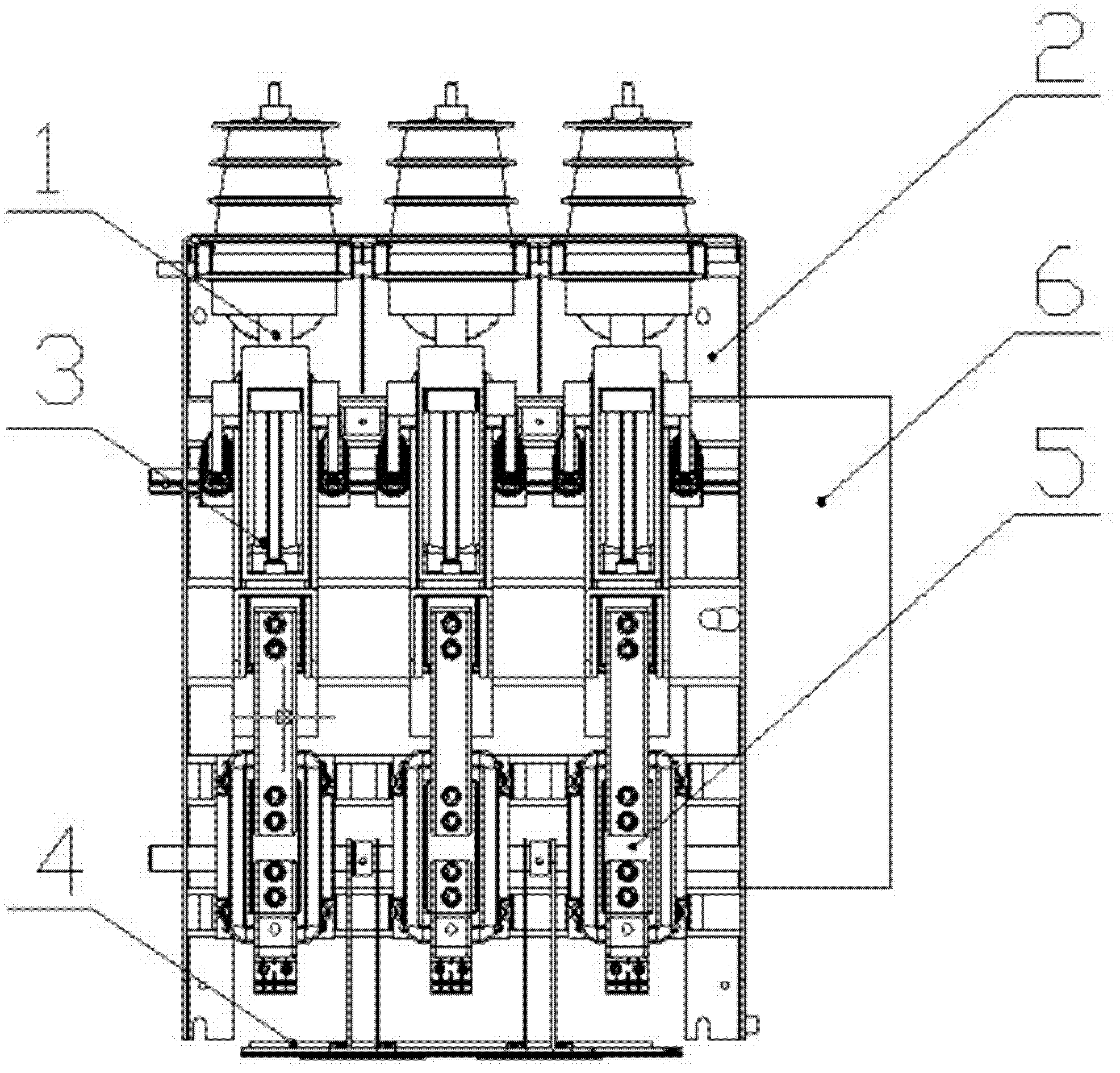 Sealed compact-type combined electrical apparatus