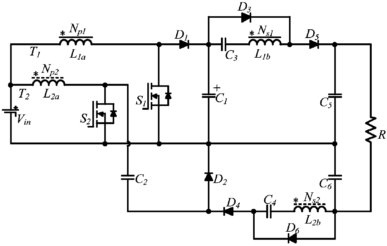 High-gain and wide-duty cycle control Boost converter