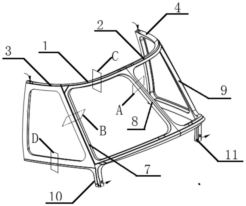 aircraft support frame